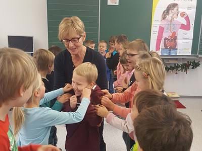 Der Weg der Nahrung Foto: Grundschule Steinwiesen