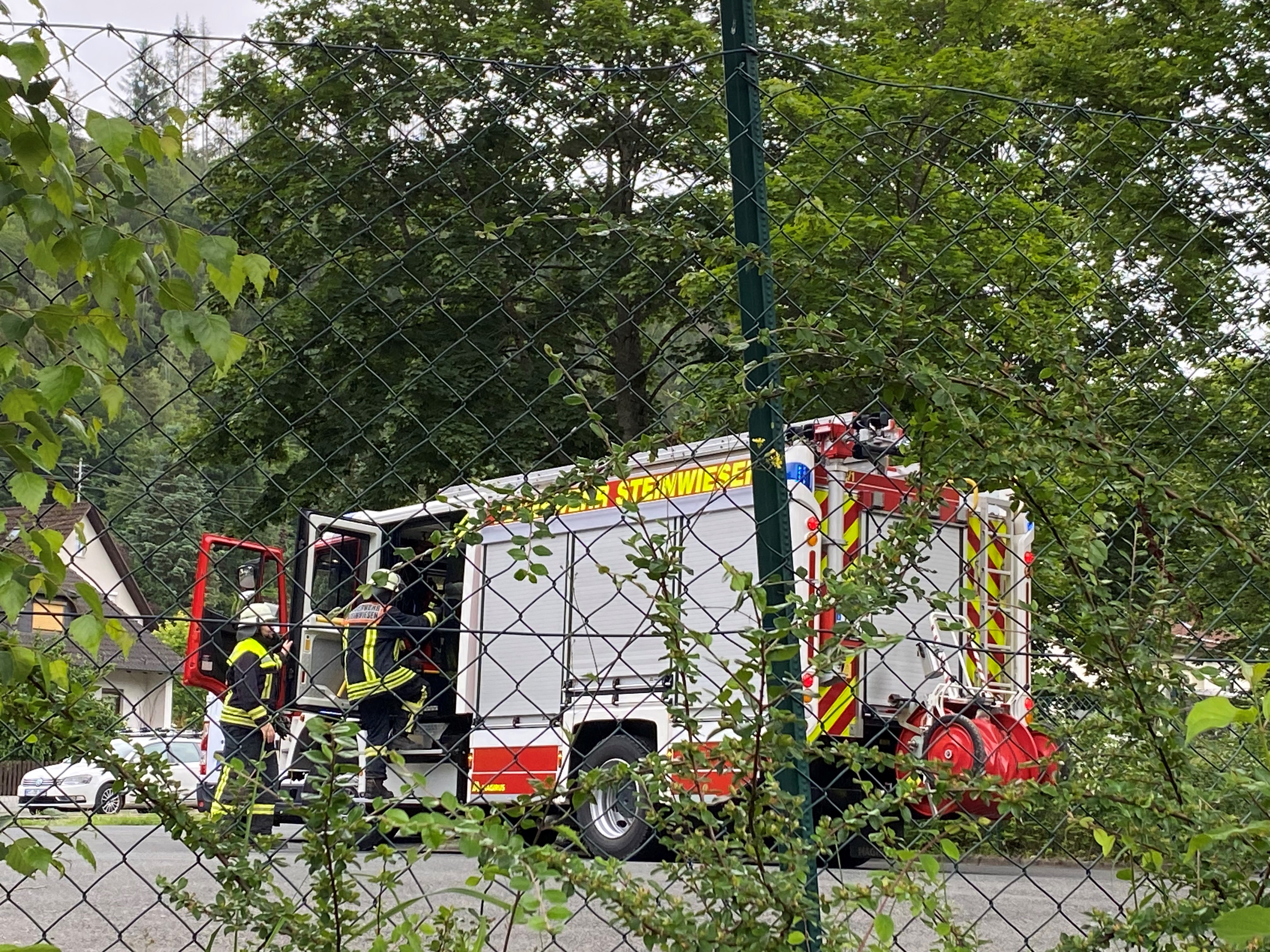 Feueralarm zur Probe