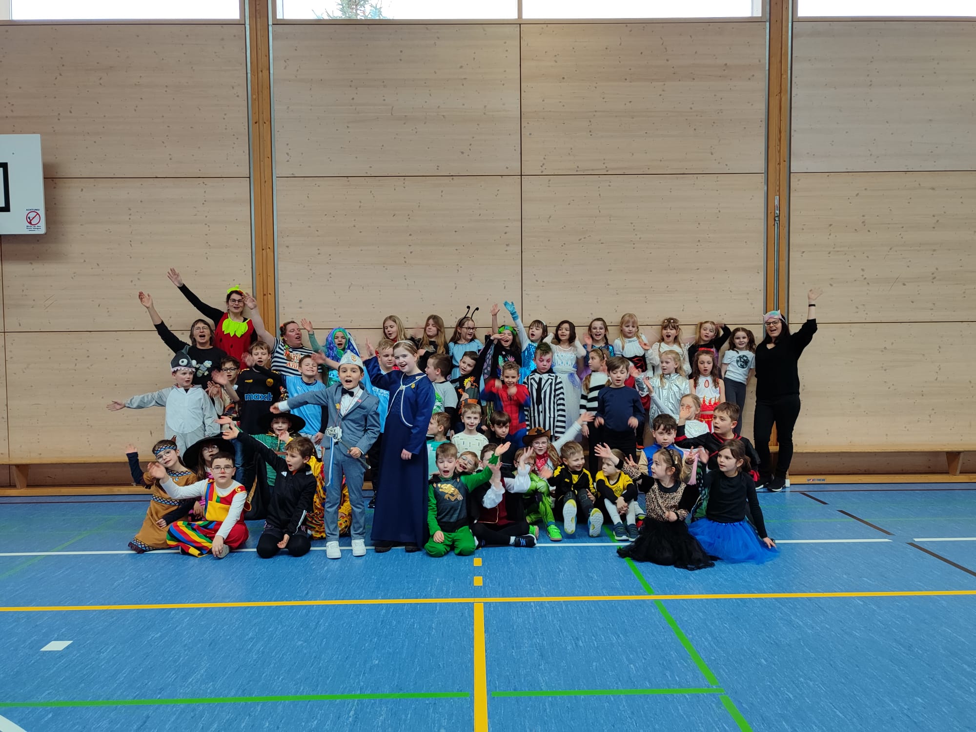 Faschingsgaudi in der Grundschule