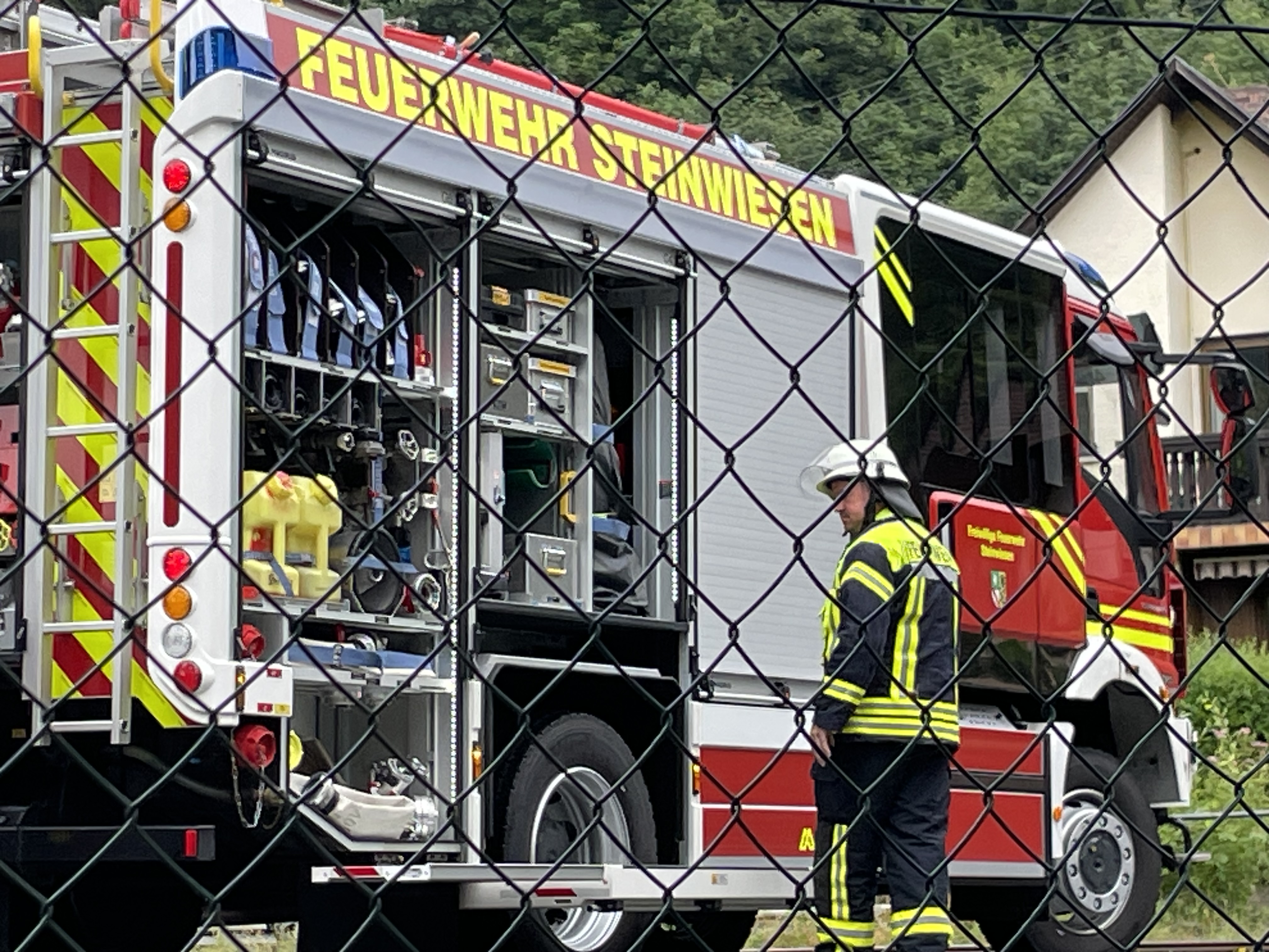 Feueralarm zur Probe